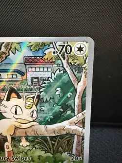 2025 Pokemon TCG Meowth #106/094 Illustration Rare ME Phantasmal Flames NM - Image 2