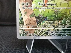 2025 Pokemon TCG Meowth #106/094 Illustration Rare ME Phantasmal Flames NM - Image 4