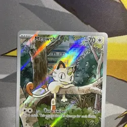 Meowth | 106/094 | Phantasmal Flames | Illustration Rare | Pokemon TCG - Image 3