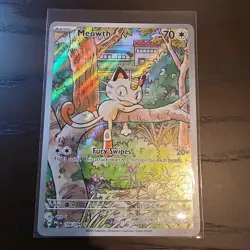 Pokemon TCG - Meowth 106/094 - Illustration Rare Phantasmal Flames - NM/M - Image 1