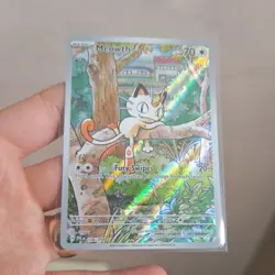 Pokemon TCG Phantasmal Flames Meowth IR Illustration Rare 106/094 Pack Fresh - Image 2