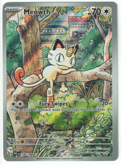 Pokemon TCG Meowth 106/094 Illustration Rare Phantasmal Flames NM/M - Image 1