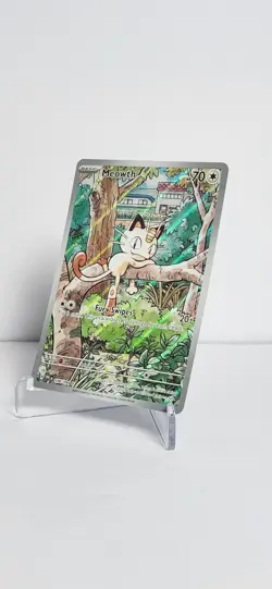Pokemon TCG Meowth 106/094 Illustration Rare Phantasmal Flames NM/M - Image 3