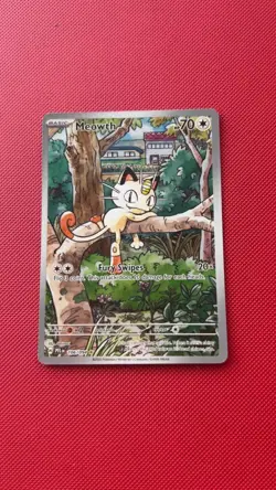 Meowth 106/094 Phantasmal Flames Illustration Rare Pokemon TCG NM/Mint - Image 1