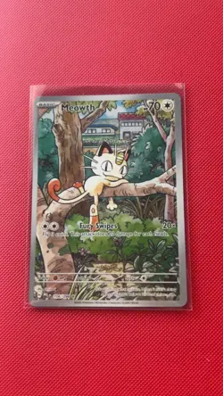Meowth 106/094 Phantasmal Flames Illustration Rare Pokemon TCG NM/Mint - Image 3
