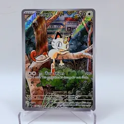 Meowth 106/094 - Phantasmal Flames - NM/M - Illustration Rare - Pokemon TCG - Image 1
