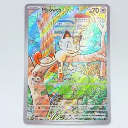 Meowth 106/094 - Phantasmal Flames - NM/M - Illustration Rare - Pokemon TCG - Image 3