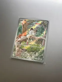 Meowth 106/094 – Pokemon TCG Phantasmal Flames Illustration Rare Mint Condition - Image 2