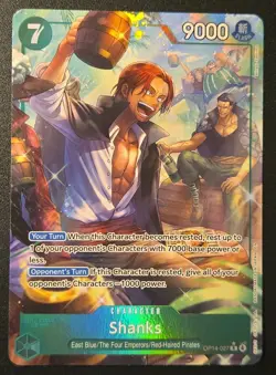 2026 One Piece Azure Sea's Seven Shanks Rare #OP14-027 Mint - Image 1