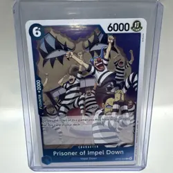 One Piece Op16-042 Prisoner of Impel Down Rare From Pack To Sleeve - Image 1