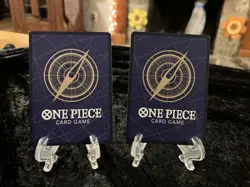 Trafalgar Law OP13-031 Carrying On His Will One Piece Holo Foil Green NM/M X2! - Image 4