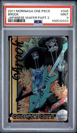 PSA 9 2011 ONE PIECE MORINAGA JAPANESE WAFER PART 2 045 BROOK - Image 2