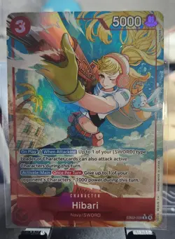 Hibari (Alternate Art) R Extra Booster: One Piece Heroines Edition EB03-008 NM - Image 1