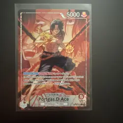 Portgas.D.Ace Alt Art Leader OP16-001 OP-16 The Time of Battle English - Image 1