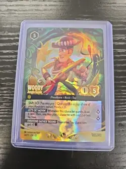 Woody - Jungle Guide (Store Championship) 54 Disney Lorcana Promo Cards Holo - Image 1