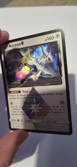 Arceus Prism Star 96/131 Forbidden Light Ultra Rare Holo Pokemon Card - Image 3