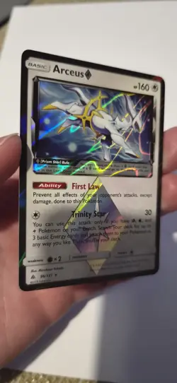 Arceus Prism Star 96/131 Forbidden Light Ultra Rare Holo Pokemon Card - Image 4