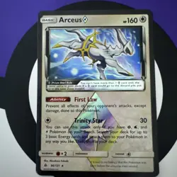 **NM: Pokemon TCG Arceus Prism Star Forbidden Light 96/131 Holo Rare** - Image 1