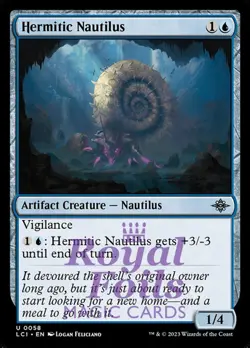 Hermitic Nautilus 4x FOIL Lost Caverns of Ixalan MTG LCI Uncommon MINT blue - Image 1