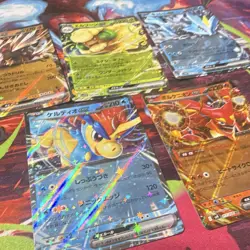Pokemon TCG Excadrill ex Whimsicott ex Holo Card Lot (5) Japanese SV1V - Image 2