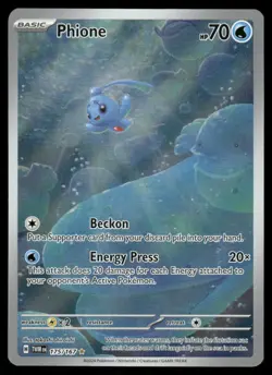 Pokemon Cards Phione 175/167 Twilight Masquerade Illustration Rare NM - Image 1