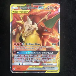 Charizard & Braixen GX 22/236 Sm-Cosmic Eclipse Holo English Pokemon Card-HP - Image 1