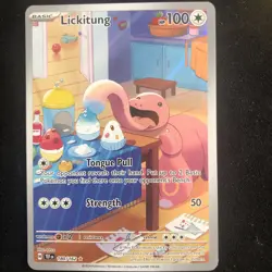 Lickitung 180/162 Scarlet Violet Temporal Forces Trainer Card NM Pokemon TCG - Image 1