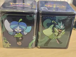 Lot of 2 Pokemon TCG Stacking Tins 2025 Artwork Set Trading Cards Lot New Sealed - Image 1