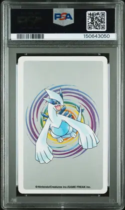 2000 POKEMON SILVER VERSION PLAYING CARDS ACE OF SPADES #249 LUGIA PSA 9 - Image 2