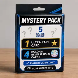 Pokemon 5 Mystery English Cards - 4 Holo/Reverse Holo + 1 Ultra Rare Or Better! - Image 1