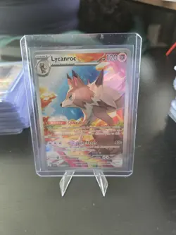 Lycanroc 166/159 IR Illustration Rare Pokemon Journey Together Card - Image 1