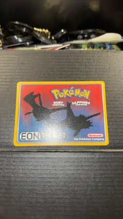 Pokemon Eon Ticket e-Reader Card Ruby & Sapphire NM - Image 5