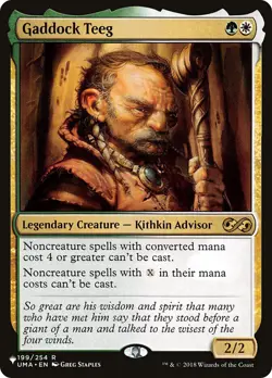 MTG Gaddock Teeg - Mystery Booster / The List #199 - Image 1