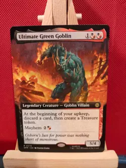 Ultimate Green Goblin (Extended Art) - Marvel's Spider-Man - NM - Rare - MTG - Image 1