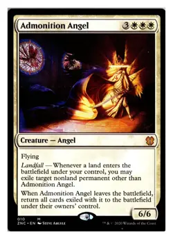Admonition Angel 10 Mythic Commander: Zendikar Rising NM - Image 1