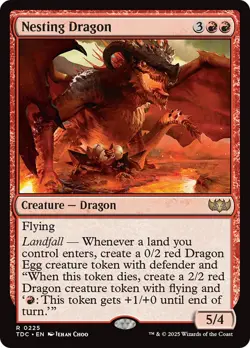MTG Nesting Dragon [Tarkir: Dragonstorm Commander] Near Mint Magic - Image 1