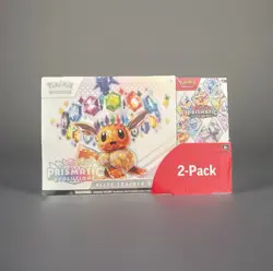 Pokemon Prismatic Evolutions Costco Bundle 2-Pack Booster ETB Elite Trainer Box - Image 2
