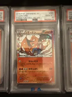 graded pokemon cards lot psa 10 charizard Japanese XY Pokeyun Collection 1st Ed - Image 3