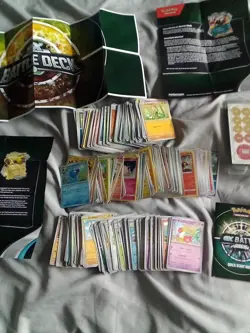 500+ Bulk Pokemon Cards + Battle Deck Mat And Accessories - Image 3
