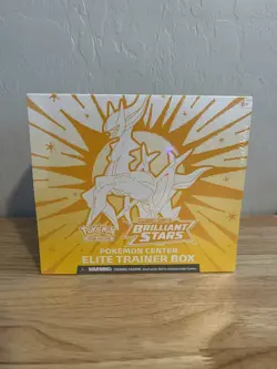 Pokemon Center Exclusive Factory Sealed Brilliant Stars Elite Trainer Box (ETB) - Image 1