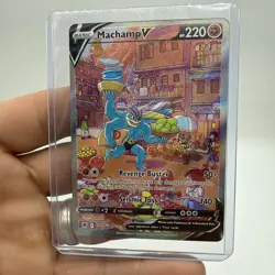 2022 Pokemon Sword Shield Astral Radiance #172 Full Art Machamp V - Image 1