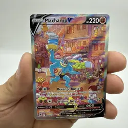 2022 Pokemon Sword Shield Astral Radiance #172 Full Art Machamp V - Image 5