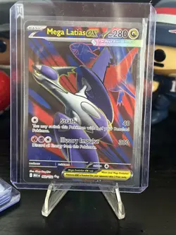 Pokemon Mega Evolution Mega Latias ex Full Art 163/132 NM In hand - English - Image 1