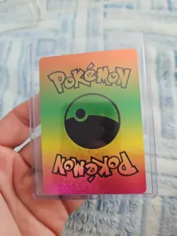 Charizard V Rainbow Foil Fan Art Vinyl Textured Collector Pokemon Black Wing - Image 2