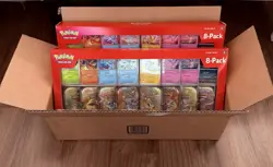 Costco Pokemon Prismatic Evolutions 2x 8 Mini-Tins with Promo Cards Sealed - Image 1