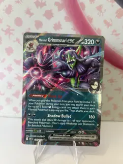Marnie's Grimmsnarl ex 136/182 Sv10: Pokemon Destined Rivals set - Image 1