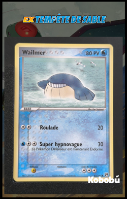Carte Pokemon Wailmer 83/100 Ex Tempete De Sable TDS Bloc EX FR - Image 1