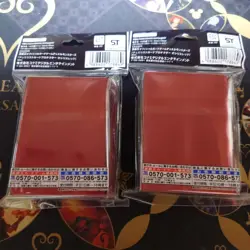2 Set Yugioh Official Protector Slifer the Sky Dragon Red 100 Sleeve Japan New - Image 2