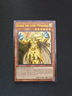 YUGIOH! KURAZ THE LIGHT MONARCH OP02-EN002 ULTIMATE RARE - Image 1