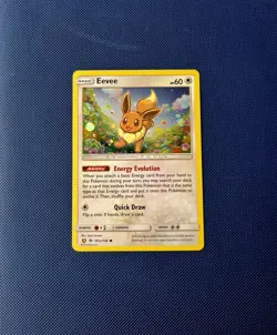 Pokemon TCG Eevee 101a/149 Cosmos Holo Sun & Moon Alternative Promo NM - Image 1